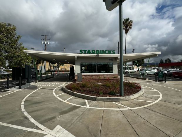 A new Starbucks will open at a former Alta Dena Dairy drive-through in Tustin on Thursday, Feb. 1, 2024. (Photo by Brock Keeling, Orange County Register/SCNG)