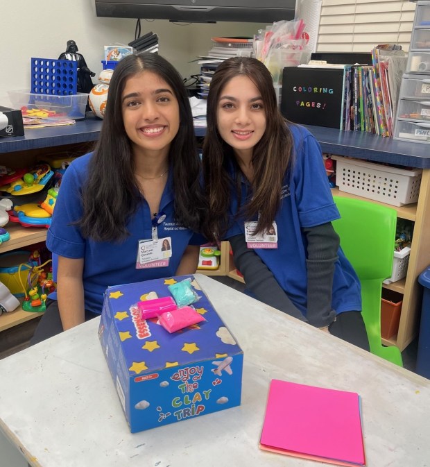 Maryam Quraishi and Eman Umer, seniors at Irvine's Northwood High, founded Crafting Smiles during the pandemic and have grown it into a nonprofit with volunteers across the country. (Courtesy of Maryam Quraishi)