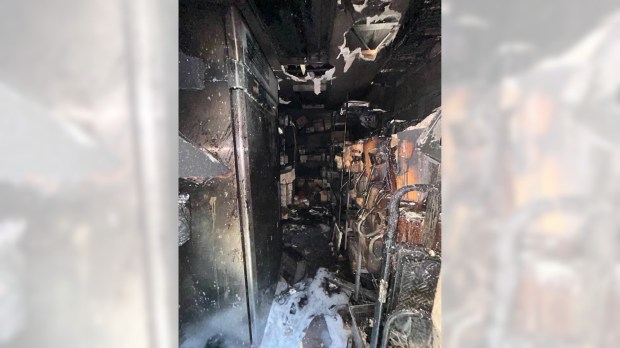 The fire caused about $400,000 in damage to Green Chile Cantina in Mission Viejo, Orange County Fire Authority Capt. Greg Barta said. Shown here is a storage area, (Courtesy of Lina Esqueda)
