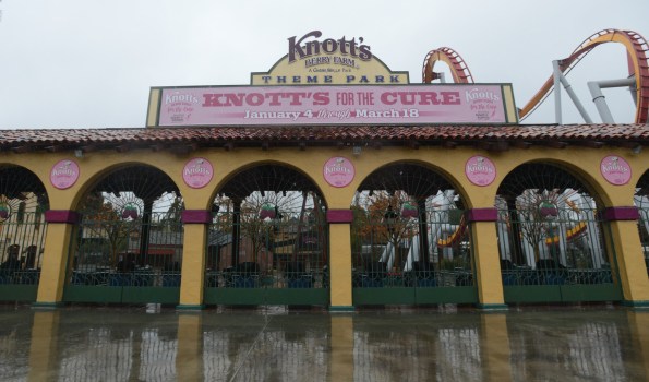 Rain closed Knott’s Berry Farm for 10 days in early 2023, resulting in a $14 million drop in revenue and 400,000 fewer visitors for that quarter. (File photo by Sam Gangwer, Orange County Register/SCNG)
