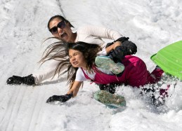 Snowfest has become a popular annual tradition in the town.