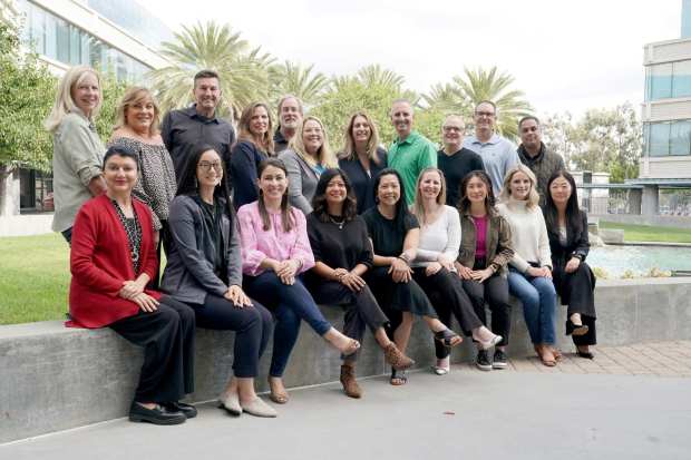 Some of the workforce at Experian in Costa Mesa. For the 11th consecutive year, the company has earned a spot in Orange County Register's Top Workplaces survey.CEO Jennifer Schulz said Experian North America participates in the Top Workplaces contest each year because company leaders want feedback from their employees, which includes more than 1,000 people in Orange County. on Tuesday, November 7, 2023. (Photo by Michael Kitada, Contributing Photographer)