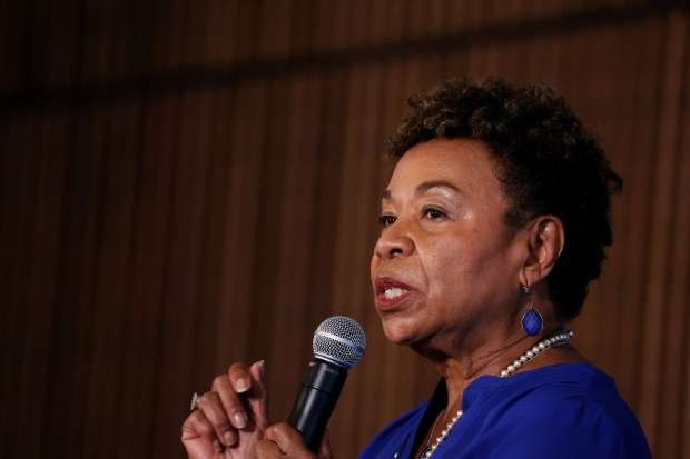 Rep. Barbara Lee, D-Oakland, is a candidate for U.S. Senate in 2024. (Photo by Trevor Stamp, Contributing Photographer)