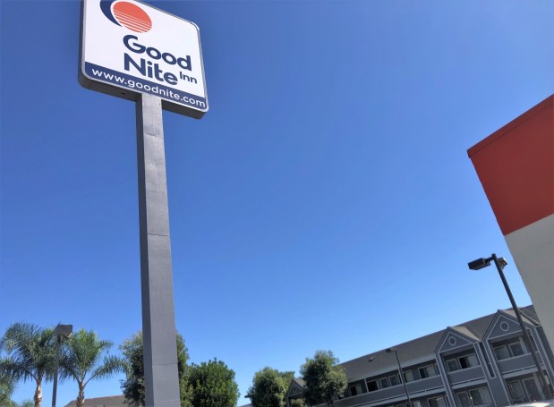 The Good Nite Inn in Redlands, seen here in 2021, is now called Step Up in Redlands. It opened in January 2023 and houses about 100 formerly homeless residents with permanent housing. (File photo by Jennifer Iyer, Redlands Daily Facts/SCNG)